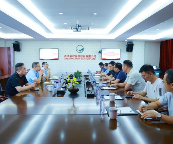“丝路同源，东升国际有约”  西宁市宜州招商团走进东升国际丝绸，共绘新“丝”路！